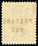 Stamp of China » Local Post » Amoy 1895-96 2c. blue (stone 1) with POSTAGE DUE overprint in black