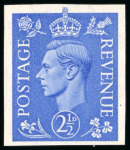 Stamp of Great Britain » King George VI 1941-41 1/2d to 3d Definitives (pale colours) set of six imperforate imprimaturs, mint n.h.