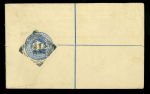 Stamp of Kenya, Uganda and Tanganyika » British East Africa 1896 (Jun 24) "On India" 2a registered envelope sent locally in Mombasa with 1895-96 "On India" 1a plum