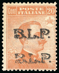 Stamp of Italy » Italy and Areas Collections and Lots Buste Lettere Postali: 1921-22 Bella collezione avanzata formata da esemplari prevalentemente nuovi e qualche usato con soprastampe “B.L.P.” 
