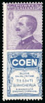 Stamp of Italy » Italy and Areas Collections and Lots Pubblicitari: 1924-25 Interessante insieme di 29 pezzi inclusa una serie nuova quasi completa