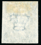 Stamp of Great Britain » 1854-70 Perforated Line Engraved 1858 2d blue pl.7 BJ imperforate imprimatur