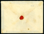 Stamp of Uganda 1898 (Nov 26) Envelope sent to Stanley Tomkins in Kampala by Bishop A. R. Tucker with 1896 (Nov) 3a showing variety small "O" in "POSTAGE"