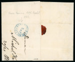 Stamp of Romania » 1868-70 Prince Carol I - New Currency 1870 Printed Pharmacy lettersheet sent from Roman to Itcani, Suceava (Austria) franked with 15b vermilion,