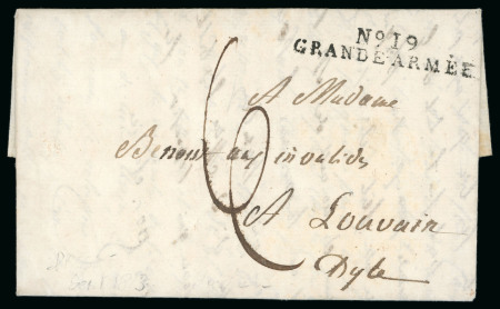 Stamp of France 1813, N°19 Grande Armée, Lettre datée du 6 septembre