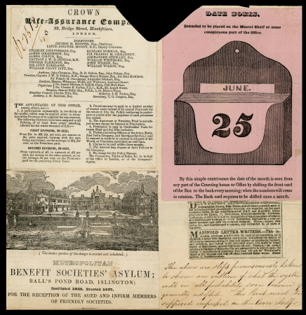 Stamp of Great Britain » 1840 Mulreadys & Caricatures 1840 (5 May) Mulready letter sheet (Forme 2, stereo A30) addressed to "Her Majestys Board of Commissioners for Stamp Duties, Somerset House, London" posted one day prior to the first Official day of usage
