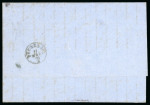 Stamp of Romania » 1868-70 Prince Carol I - New Currency 1871 (May 10) Cover sent from Ruse (Bulgaria) to Buccarest franked with a 10b orange, Carol I with beard