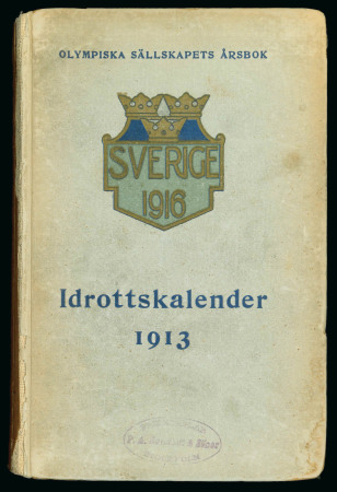 Stamp of Olympics » 1912 Stockholm » Memorabilia Sweden Olympic Society Yearbook "Idrottskaleder 1913" in Swedish