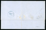 Stamp of Romania » 1872 Prince Carol I - Perforated 1872 (May 14) Cover to Braila franked with 10b blue, cover carried by DDSG with the "Cu Vaporu endorsement