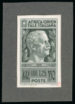 Stamp of Italy » Italian Colonies and Possessions » Eastern Africa 1938, "Soggetti", tre saggi dal conio originale