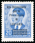 Stamp of Italy » Italy and Areas Collections and Lots 1941 Occupazione di Lubiana : Collezione composta da Francobolli nuovi, 