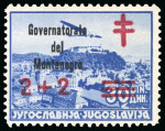 Stamp of Italy » Italy and Areas Collections and Lots 1941 Occupazione del Montenegro: collezione avanzata montata su 16 pagine d’album, 