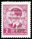 Stamp of Italy » Italy and Areas Collections and Lots 1941 Occupazione del Montenegro: collezione avanzata montata su 16 pagine d’album, 