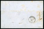 Stamp of Italian States » Modena Cisappennino Modenese. 1859, lettera con striscia di quattro del 5 c.
