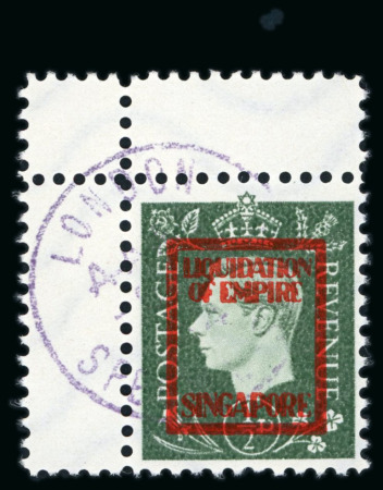 Stamp of Great Britain » King George VI 1944 Propaganda forgeries seven examples George Vi 1/2d to 3d values, "Liquidation of Empire Singapore" 