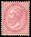 Stamp of Italy » Regno d'Italia Insieme composto da 24 francobolli nuovi, 40 c. DLR
