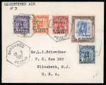 Stamp of Libya » Issue for Fezzan Fezzan: 1952, raccomandata via aerea del 17 maggio da Ghadames