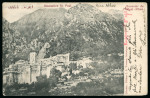 Stamp of Austria » Austrian Levant 1907 (April 23) Picture postcard of Mount Athos 20p rose (without varnish bars) tied by very scarce "Solonich Ü"