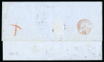 Stamp of Russia » Russia Imperial 1866 Fifth Issue Arms on horizontally laid paper (St. 17-22) 1868-69 Two covers one an 1868 wrapper to Saxony franked with 1k, 3k and 10k from Riga,