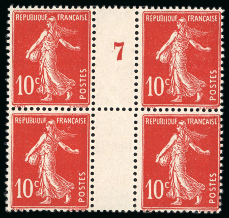 Stamp of France » Collections 1907-1922, Collection d'exposition spécialisée sur