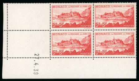 Stamp of Colonies françaises » Monaco 1885-1965, Stock de timbres neufs avec une quantité