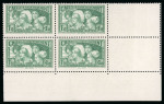Stamp of France » Émissions à partir de 1900 1931, Bloc de 4 coin de feuille Y&T n°269 **, cote