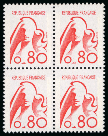 Stamp of France » Émissions à partir de 1900 1975, Non émis de la Marianne de Béquet 80 centimes