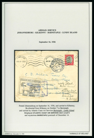 Stamp of Ireland » Airmails 1953-1965 Airmail Transatlantic Services: Attractively