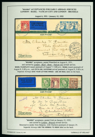Stamp of Ireland » Airmails 1908-1938 Various Airmail Services: Attractively presented