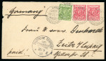 Stamp of Kenya, Uganda and Tanganyika » British East Africa Lamu: 1901 (Sep 19) "Denhardt" envelope endorsed on reverse as being sent from Ras Ngomeni
