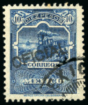 Stamp of Mexico OFFICIALS: 1895 10p deep blue, used, very fine and