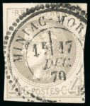 Stamp of France » Emission de Bordeaux 1870 1870, Y&T n°41A  Émission de Bordeaux 4 centimes