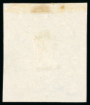 Stamp of Canada » Newfoundland 1896 1c green imperforate, cancelled by black barred circle, uncatalogued