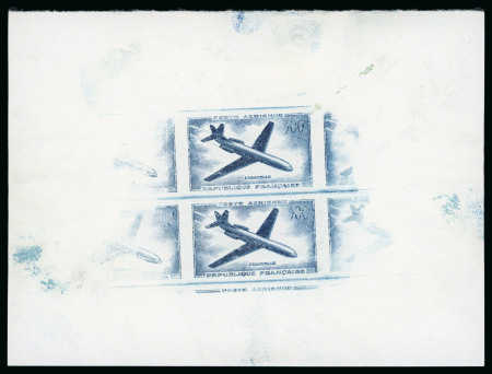 Stamp of France » Poste Aérienne 1957-1959, Incroyable épreuve du timbre Y&T PA 36