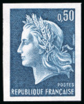 Stamp of France » Émissions à partir de 1900 1967-1969, Non émis de la Marianne de Cheffer Y&T