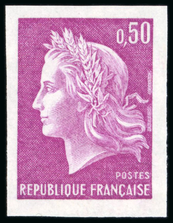 Stamp of France » Émissions à partir de 1900 1967-1969, Non émis de la Marianne de Cheffer Y&T