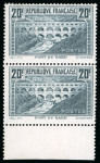 Stamp of France » Émissions à partir de 1900 1929-1931, Tirage de démonstration bleu ardoise Y&T