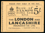 Stamp of Great Britain » Booklets 1937 KEVIII 5s booklet, very fine (S.G. £275).