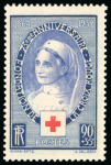 Stamp of France » Émissions à partir de 1900 1939, Non émis 75ème anniversaire de la Croix-Rouge