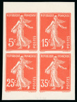 Stamp of France » Émissions à partir de 1900 1937, Projet non émis du bloc PEXIP avec timbres Type