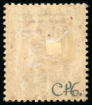 Stamp of Seychelles 1901 3c on 16 with variety inverted surcharge, mint o.g.