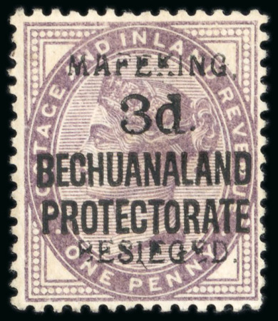 Stamp of South Africa » Mafeking 1900 3d on 1d serif surcharge unused