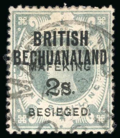 Stamp of South Africa » Mafeking 1900 GB Jubilee 2s on 1s green with sans-serif ovpt, used