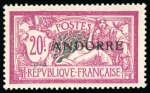 Stamp of Colonies françaises » Andorre (Poste française) 1931-2001, Collection complète avec PA et taxe **,