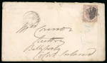 Stamp of South Africa » Natal 1873 1s brownish purple with overprint 'POSTAGE' as single franking