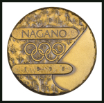 Stamp of Olympics » 1998 Nagano 1998 Nagano participation medal, very fine.