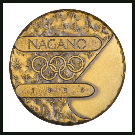 Stamp of Olympics » 1998 Nagano 1998 Nagano participation medal, very fine.