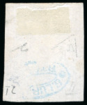 Stamp of Switzerland / Schweiz » Kantonalmarken » Zürich 1843 6Rp mit senkrechten Unterdrucklinien, Type II, sauber durch Ziffernfrei aufgesetzte schwarze Rosette entwertet