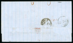 Stamp of United States » 1857-61 Issue 1859 (Jun 4) Wrapper from New Orleans to Oberndorf am Neckar (Wurttemberg), paying the Prussian closed mail rate