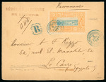 Stamp of Colonies françaises » Côtes des Somalis 1902, Enveloppe recommandée de la Légation de France